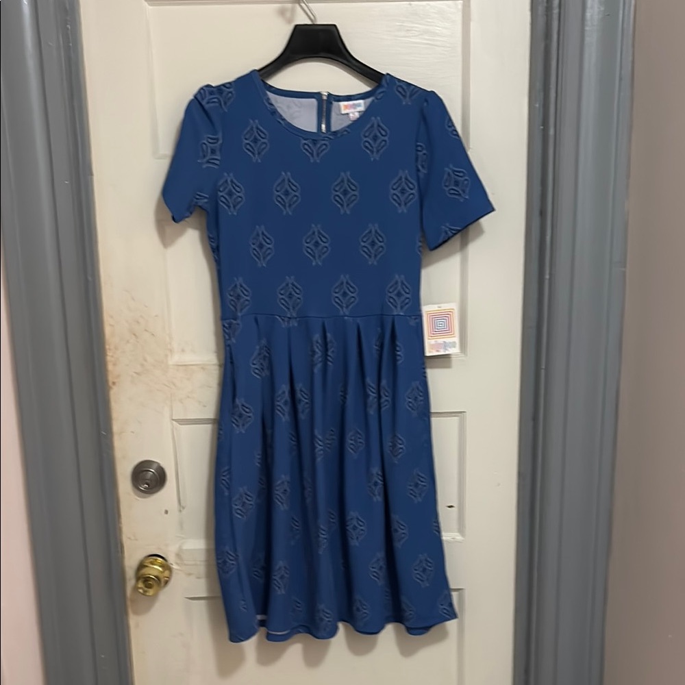 LuLaRoe Blue Midi Dress